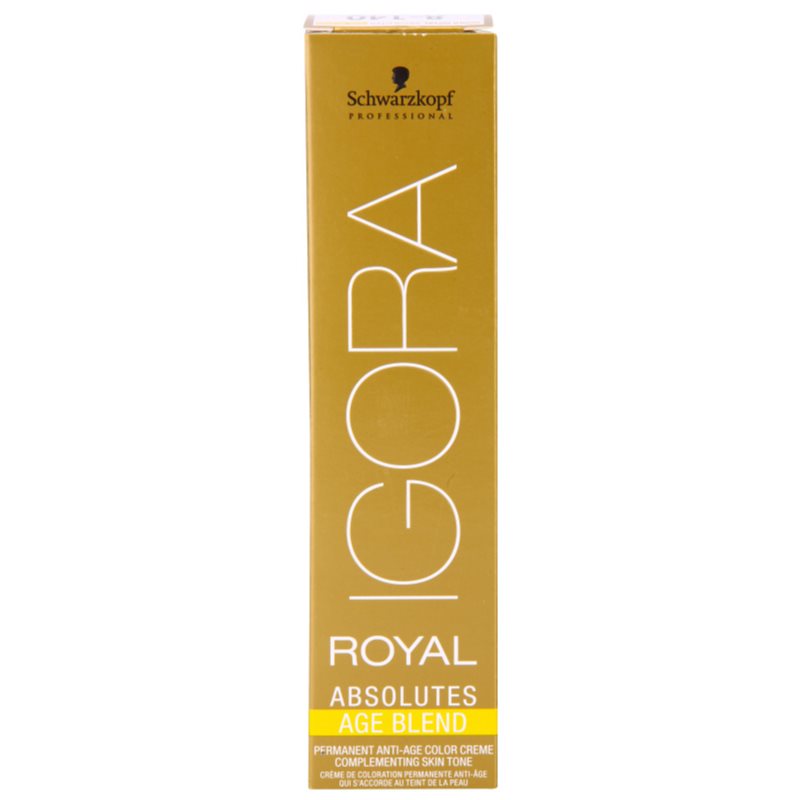 Schwarzkopf Professional IGORA Royal Absolutes Age Blend Hair Colour Shade 8-140 Light Blonde Cendré Beige Natural 60 Ml