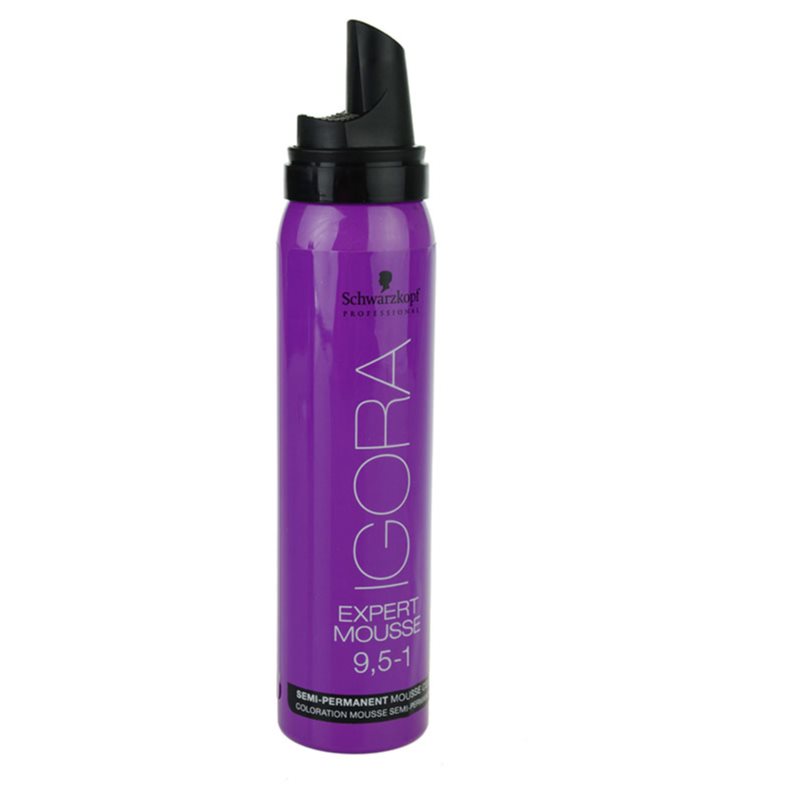 Schwarzkopf Professional IGORA Expert Mousse Styling Colour Mousse For Hair Shade 9,5-1 Pearl 100 Ml