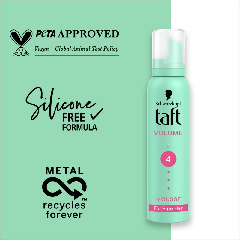Schwarzkopf Taft Volume Mousse Fixante Pour Donner Du Volume 200 Ml