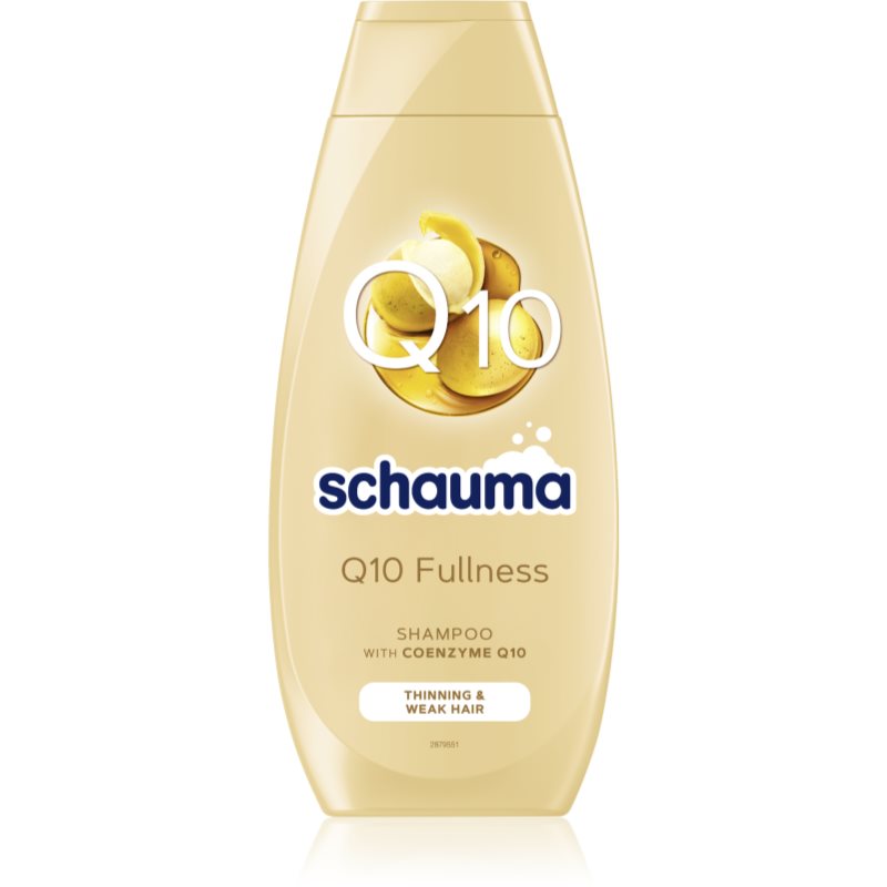 Schwarzkopf Schauma Q10 Fullness šampón pre jemné a rednúce vlasy s koenzýmom Q10 400 ml