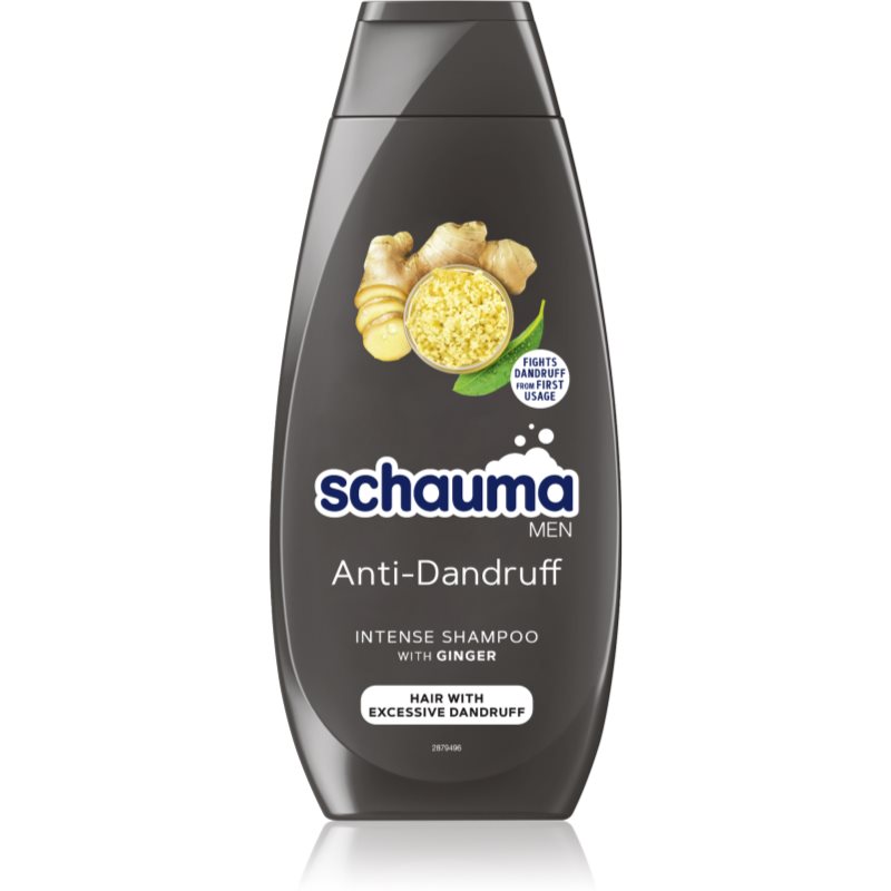 Schwarzkopf Schauma MEN Shampoo gegen Schuppen mit Ingwer für Herren 400 ml