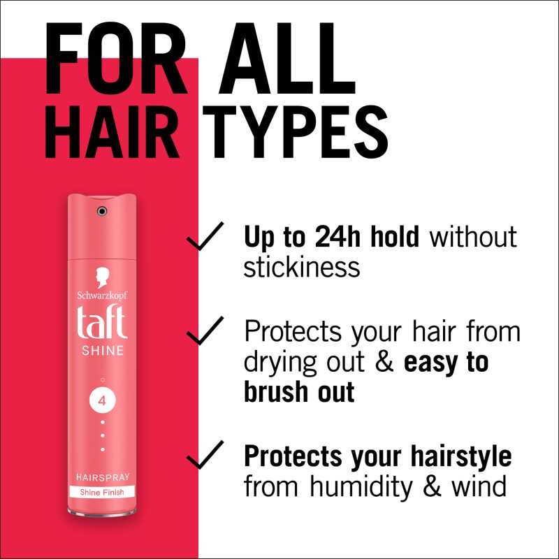 Schwarzkopf Taft Shine Extra Strong Hold Hairspray 250 Ml