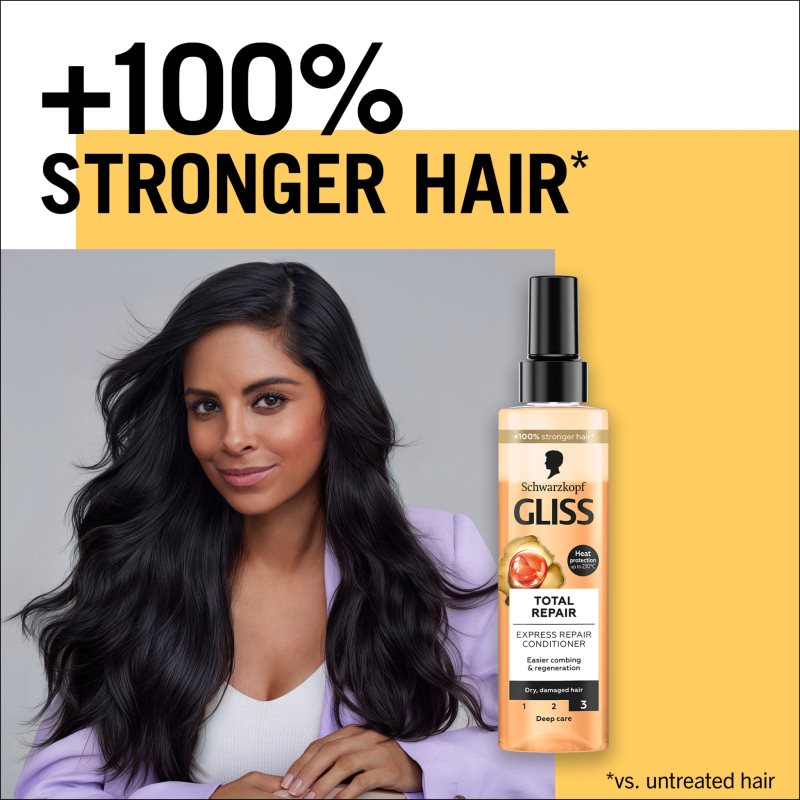 Schwarzkopf Gliss Total Repair regenerirajući balzam za suhe vrhove kose 200 ml
