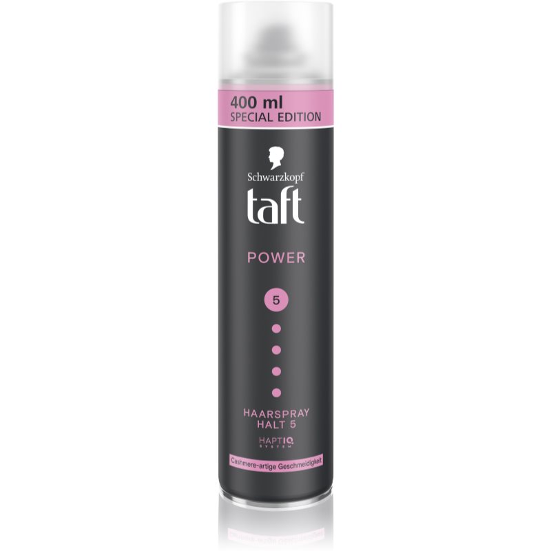 Schwarzkopf Taft Power Cashmere Haarspray mit extra starkem Halt für trockenes und beschädigtes Haar Cashmere 400 ml