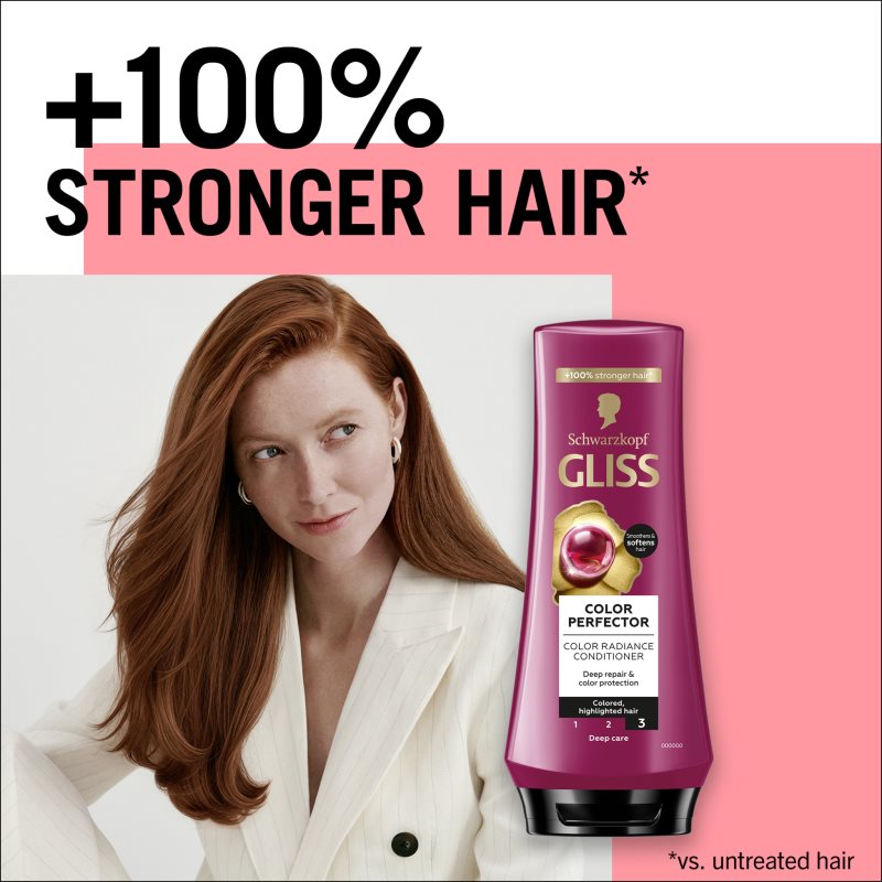 Schwarzkopf Gliss Color Perfector Après-shampoing Protecteur Pour Cheveux Colorés 200 Ml