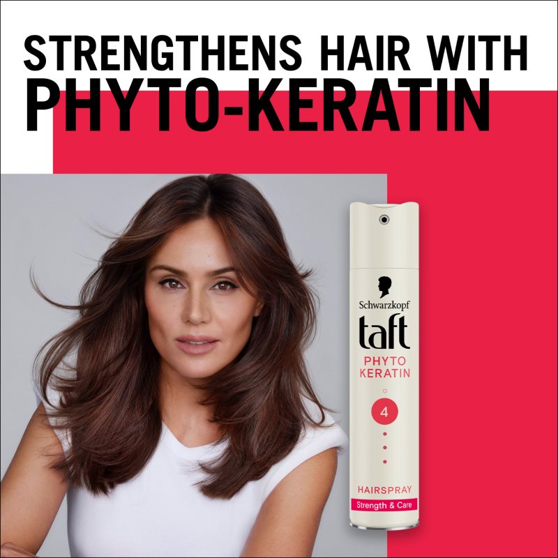 Schwarzkopf Taft Phytokeratin Laque Cheveux Fixation Forte 250 Ml