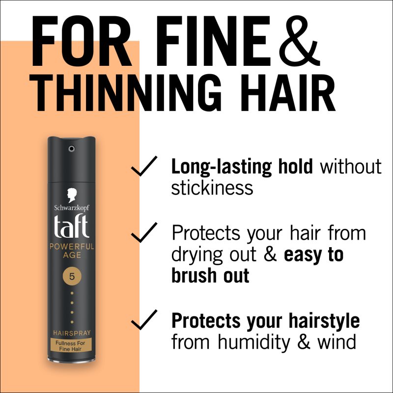 Schwarzkopf Taft Powerful Age Extra Strong Hold Hairspray 250 Ml