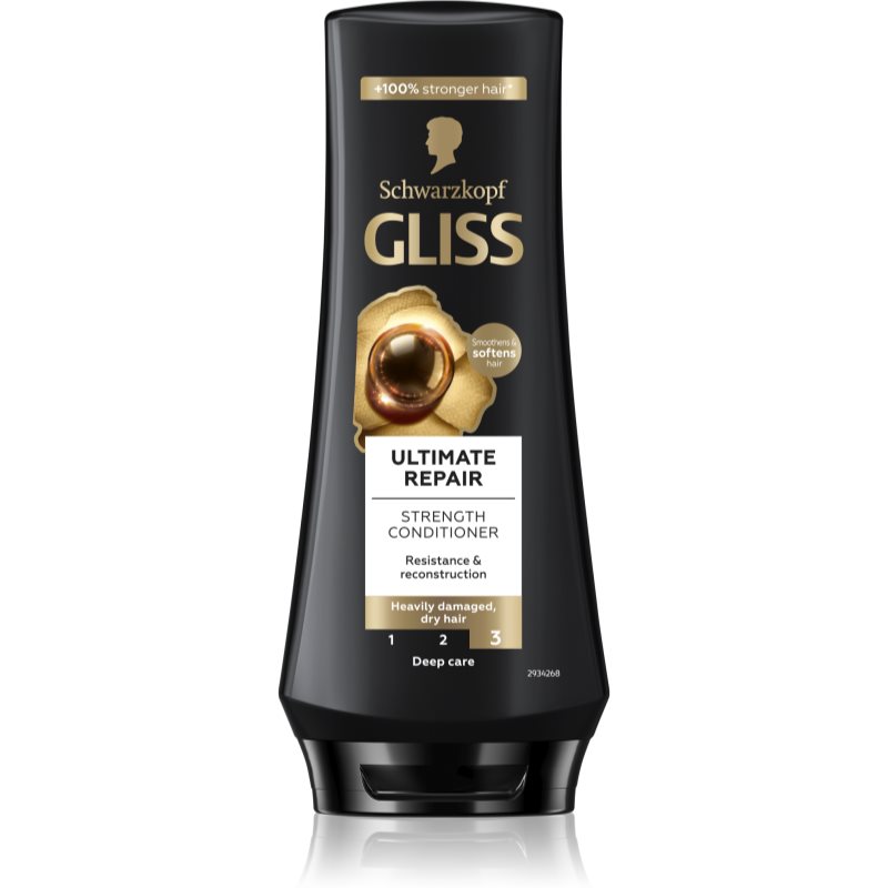 Schwarzkopf Gliss Ultimate Repair strengthening conditioner for dry and damaged hair 200 ml
