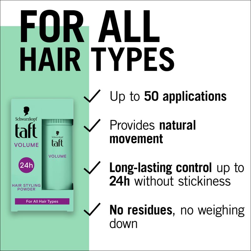 Schwarzkopf Taft Volume Hair Powder For Volume 10 G