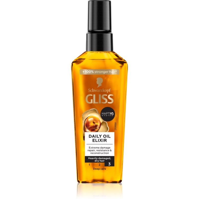 Schwarzkopf Gliss Oil Nutritive vyživující sérum pro suché a poškozené vlasy 75 ml