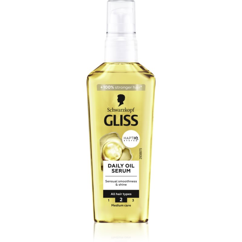 Фото - Стайлинг для волос Schwarzkopf Gliss Oil Nutritive сироватка на основі олійки для щоденного в 