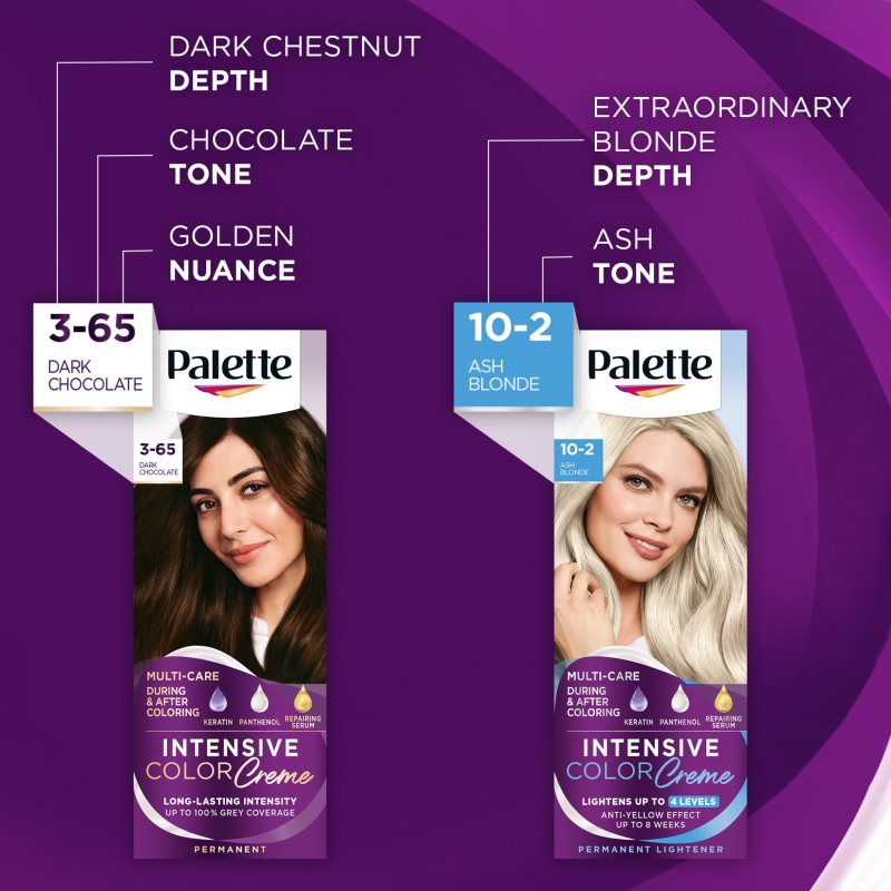 Schwarzkopf Palette Intensive Color Creme перманентна фарба для волосся відтінок 3-65 (W2) Dark Chocolate 1 кс