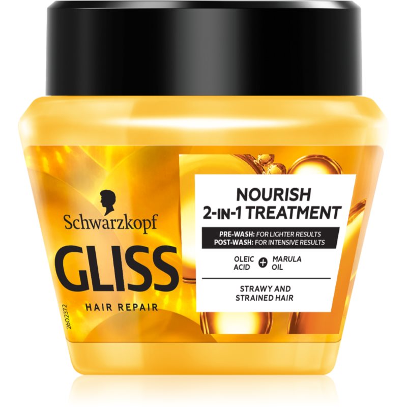 Schwarzkopf Gliss Oil Nutritive vyživujúca maska s olejom 300 ml