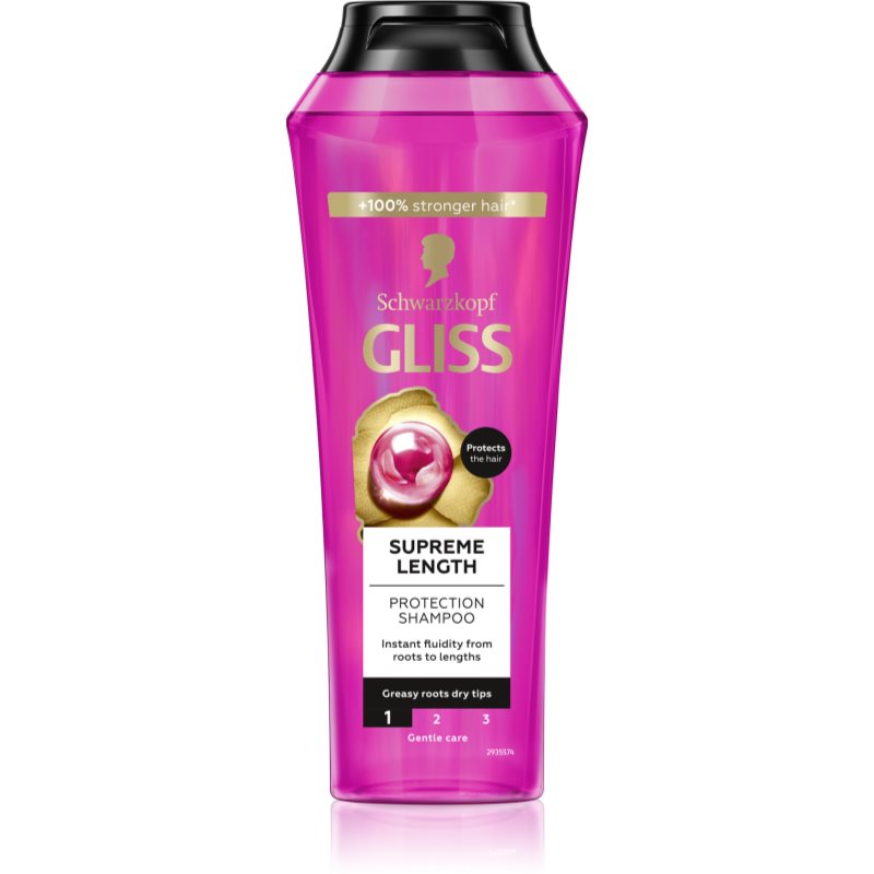 Schwarzkopf Gliss Supreme Length ochranný šampón pre dlhé vlasy 250 ml