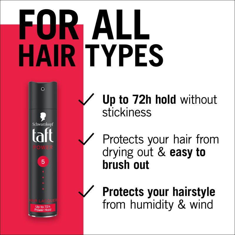 Schwarzkopf Taft Power Extra Strong Hold Hairspray 75 Ml