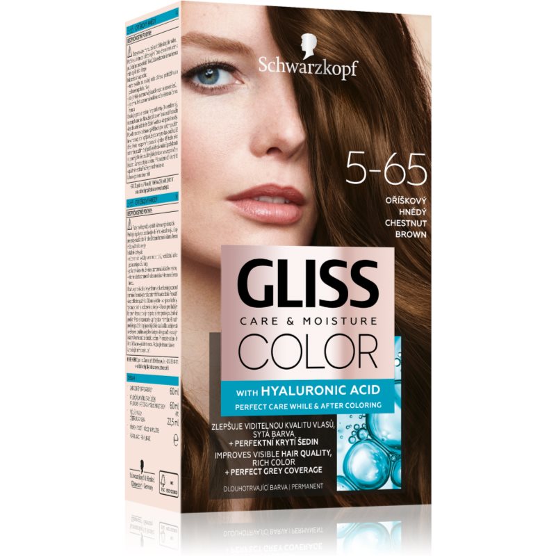 Schwarzkopf Gliss Color permanent hair dye shade 5-65 Chestnut Brown 1 pc
