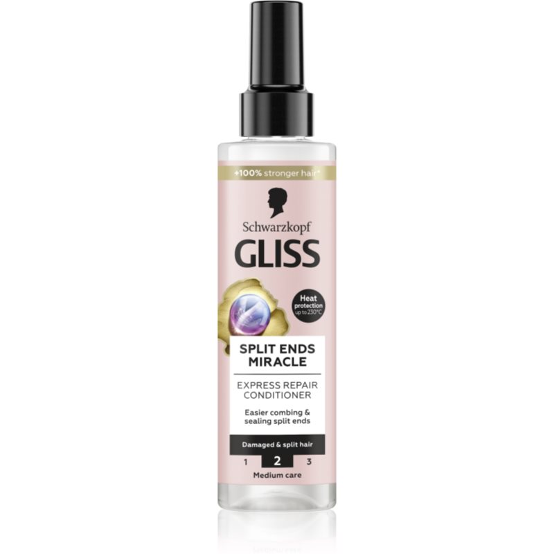 Schwarzkopf Gliss Split Ends Miracle Leave-in Conditioner For Split Hair Ends 200 Ml