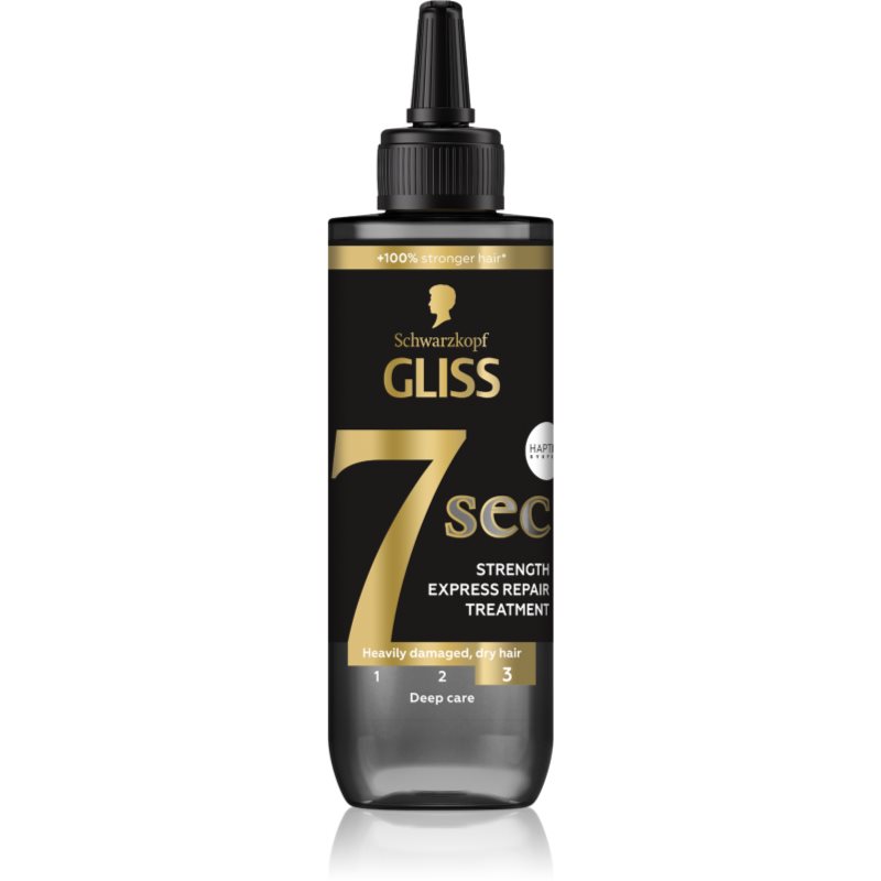 Schwarzkopf Gliss 7 sec regenerační péče pro suché a poškozené vlasy 200 ml