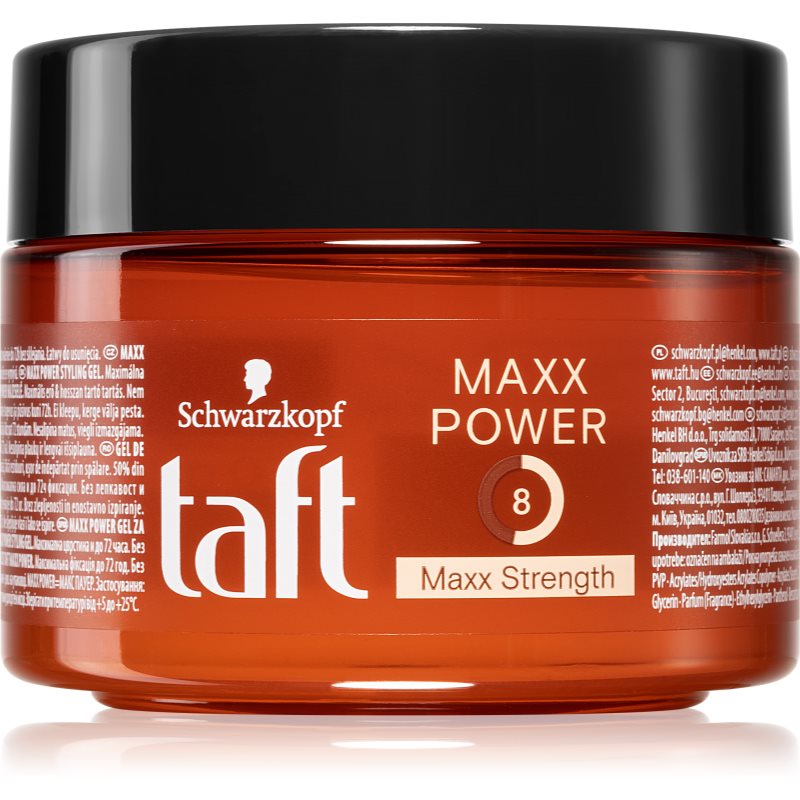 Schwarzkopf Taft MaXX Power гель для волосся сильної фіксації 250 мл