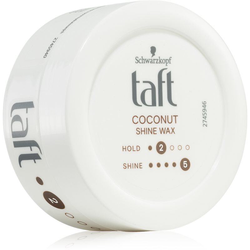 Schwarzkopf Taft Coconut Shine Haarwachs spendet Feuchtigkeit und Glanz 75 ml