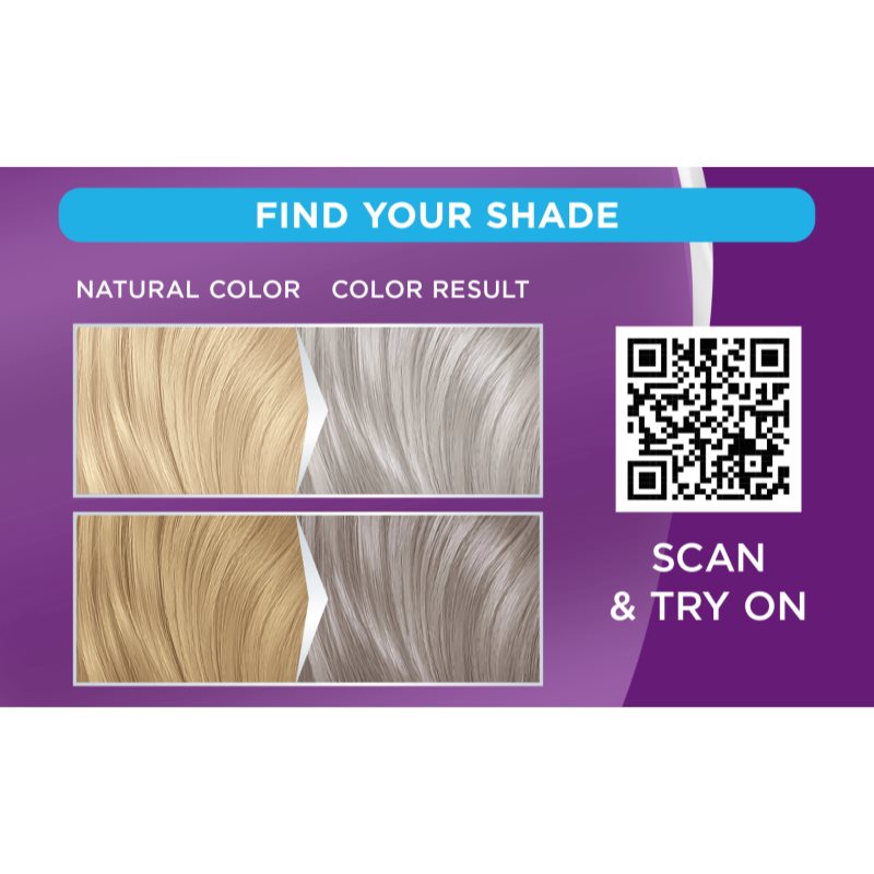 Schwarzkopf Palette Intensive Color Creme Permanent Hair Dye Shade 9.5-21 Luminous Silver Blonde 1 Pc