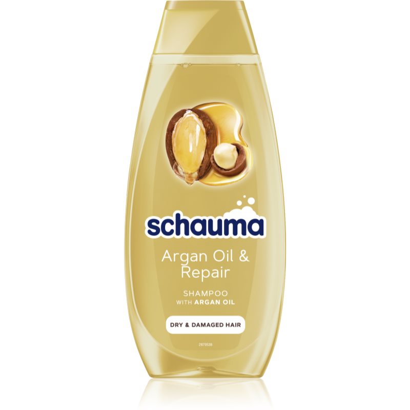 E-shop Schwarzkopf Schauma Argan Oil & Repair obnovující šampon pro suché a poškozené vlasy 400 ml