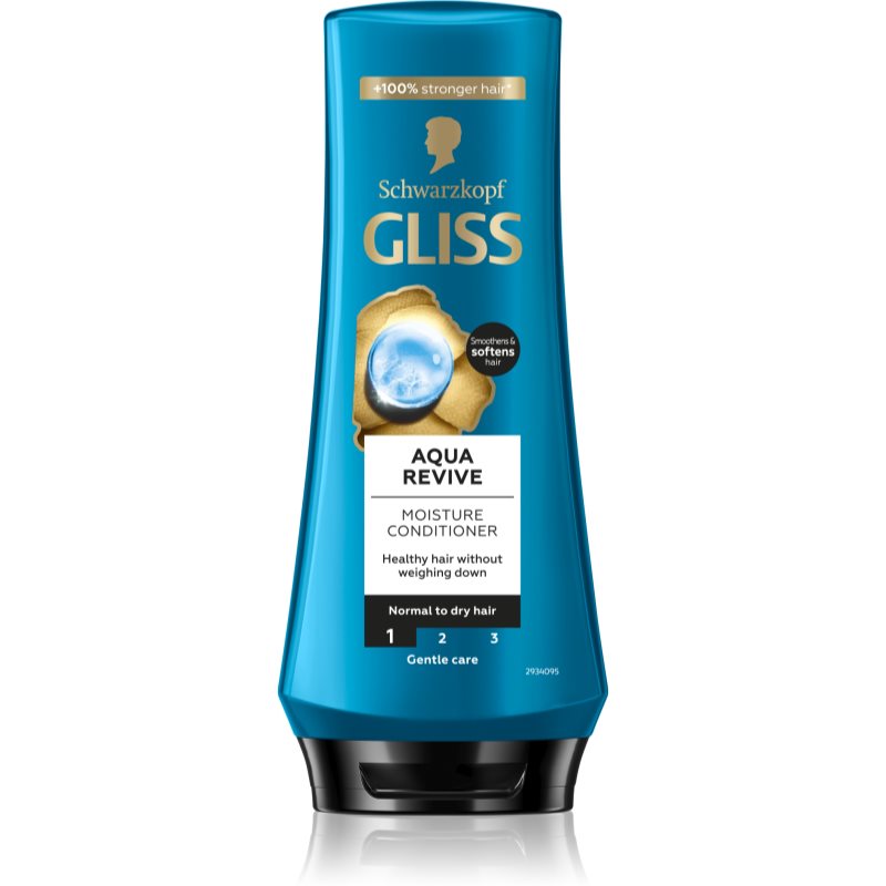 Schwarzkopf Gliss Aqua Revive balzám na vlasy pro normální až suché vlasy 200 ml