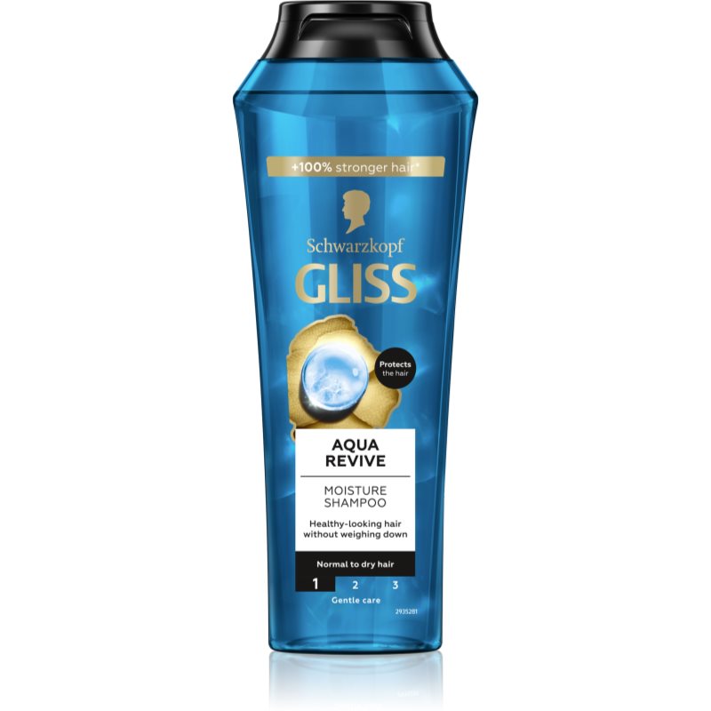E-shop Schwarzkopf Gliss Aqua Revive šampon pro normální až suché vlasy 250 ml