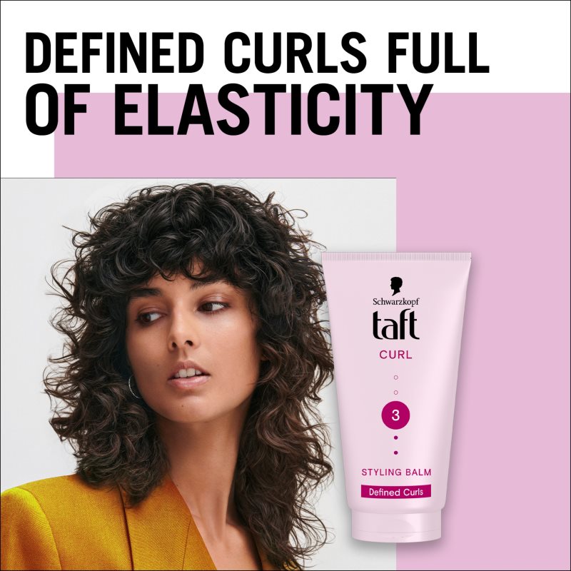 Schwarzkopf Taft Curl Baume Définition Pour Cheveux Bouclés 150 Ml