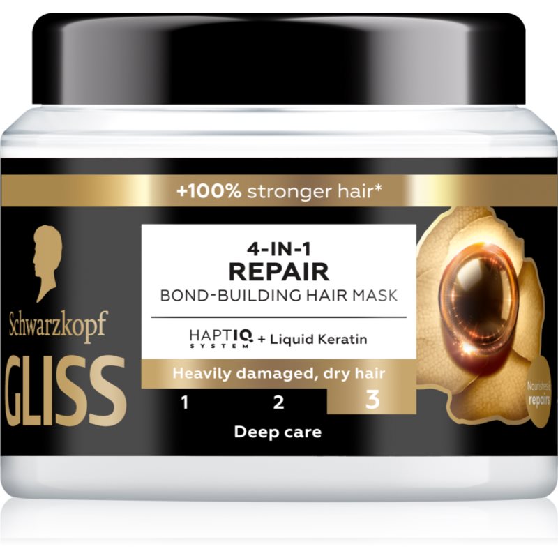 Schwarzkopf Gliss Ultimate Repair Regenerating Hair Mask 4-in-1 400 Ml