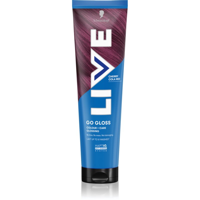 Schwarzkopf LIVE Colour + Care nährende Tönungs-Maske für das Haar Farbton Cherry Cola Red 150 ml