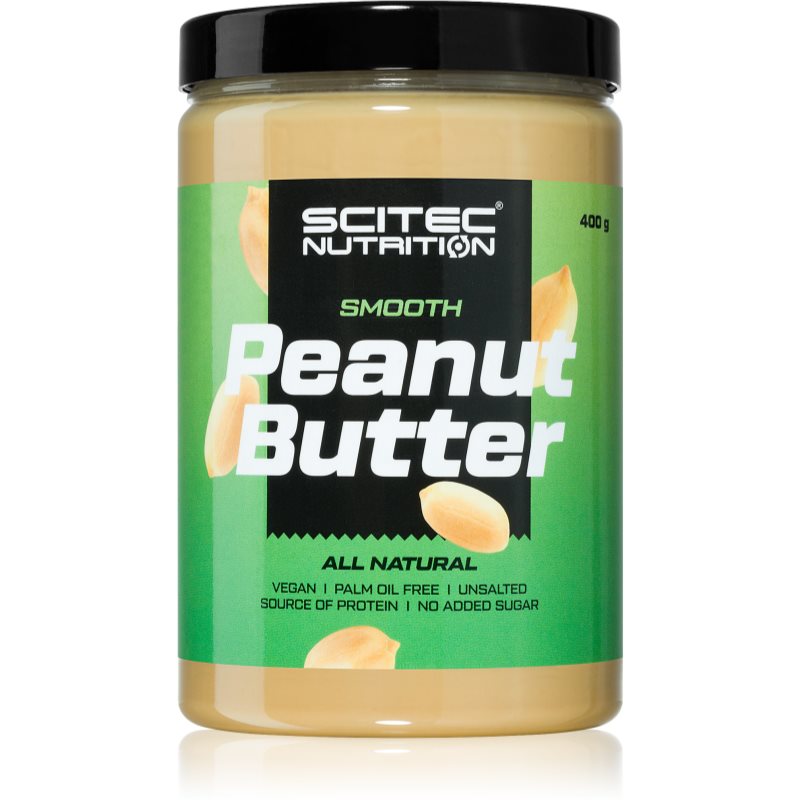Scitec Nutrition Peanut Butter crunchy 100% ořechový krém Smooth 400 g