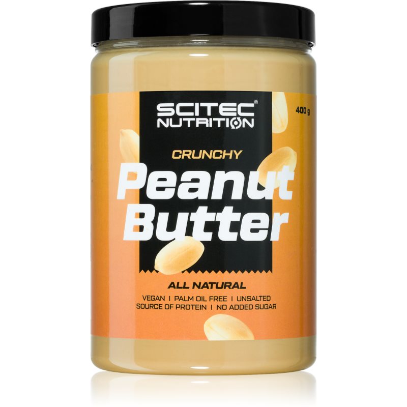 E-shop Scitec Nutrition Peanut Butter crunchy 100% ořechový krém Crunchy 400 g