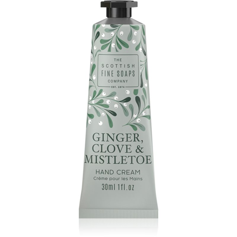 Scottish Fine Soaps Ginger, Clove & Mistletoe Hand Cream Hand Cream 30 Ml