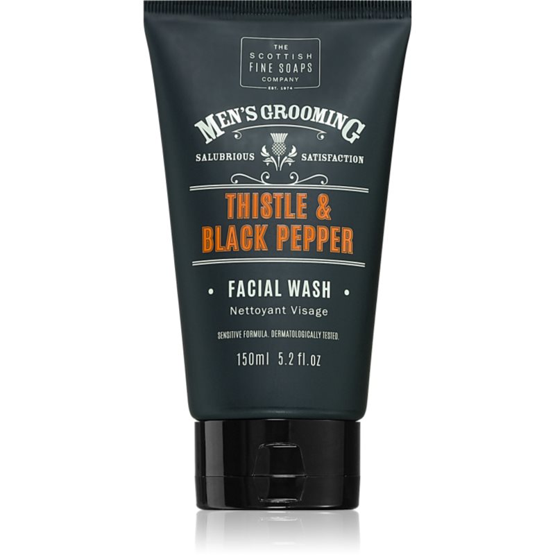 Scottish Fine Soaps Men’s Grooming Thistle & Black Pepper arclemosó gél 150 ml akciós termékkép 1