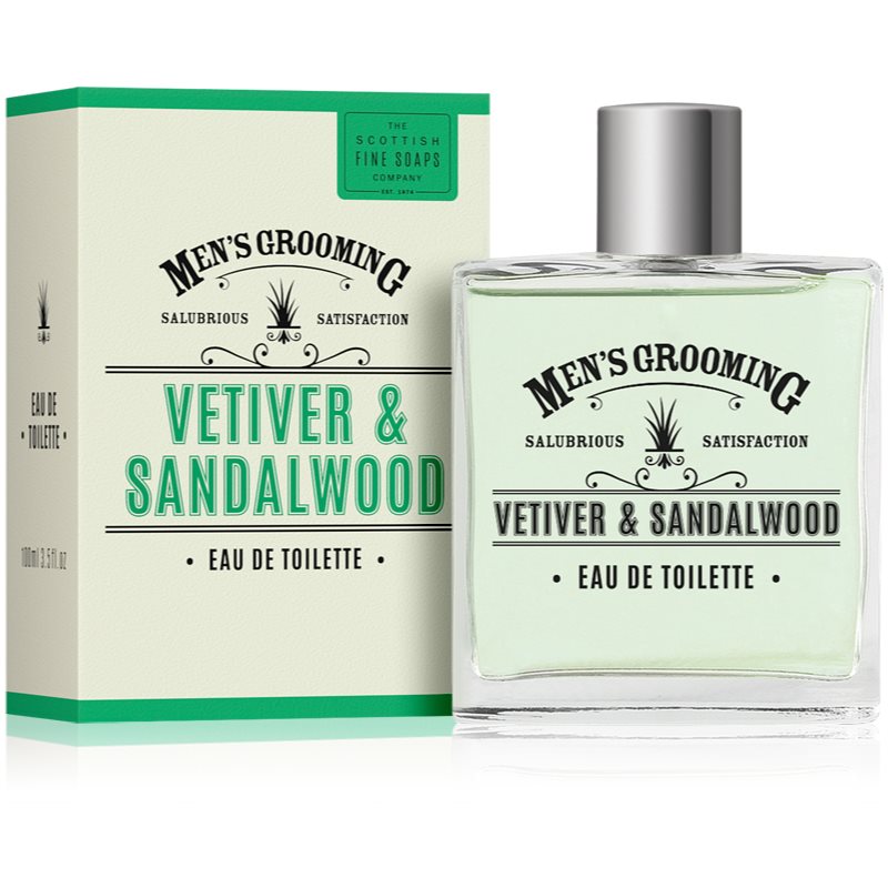 Scottish Fine Soaps Men’s Grooming Vetiver & Sandalwood Eau de Toilette für Herren 100 ml