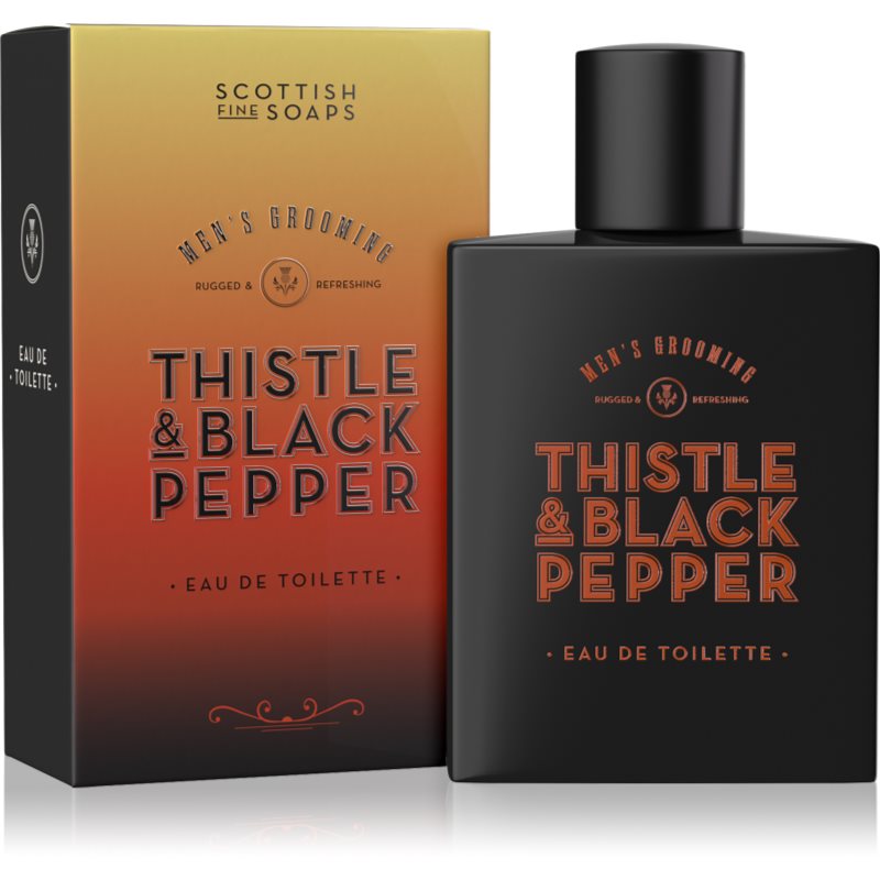 Scottish Fine Soaps Thistle & Black Pepper Eau de Toilette für Herren 100 ml
