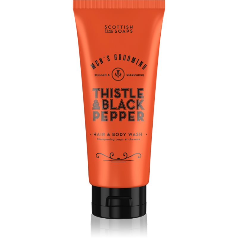 Scottish Fine Soaps Thistle & Black Pepper Duschgel für Herren 200 ml