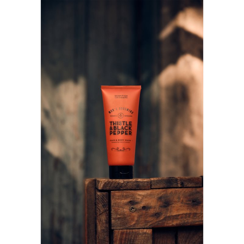 Scottish Fine Soaps Thistle & Black Pepper sprchový gel pro muže 200 ml (obrázek 3)