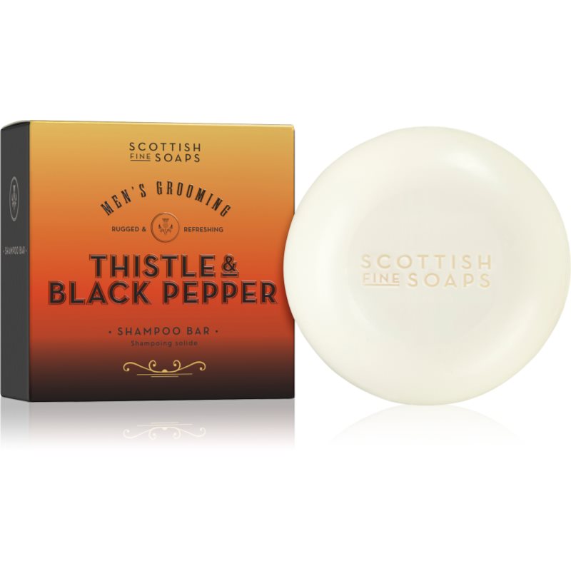 Scottish Fine Soaps Thistle & Black Pepper festes für Herren 100 g