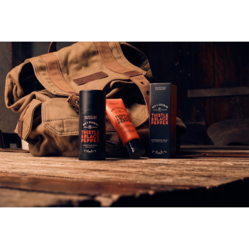 Scottish Fine Soaps Thistle & Black Pepper feuchtigkeitsspendende Gesichtscreme für Herren 100 ml