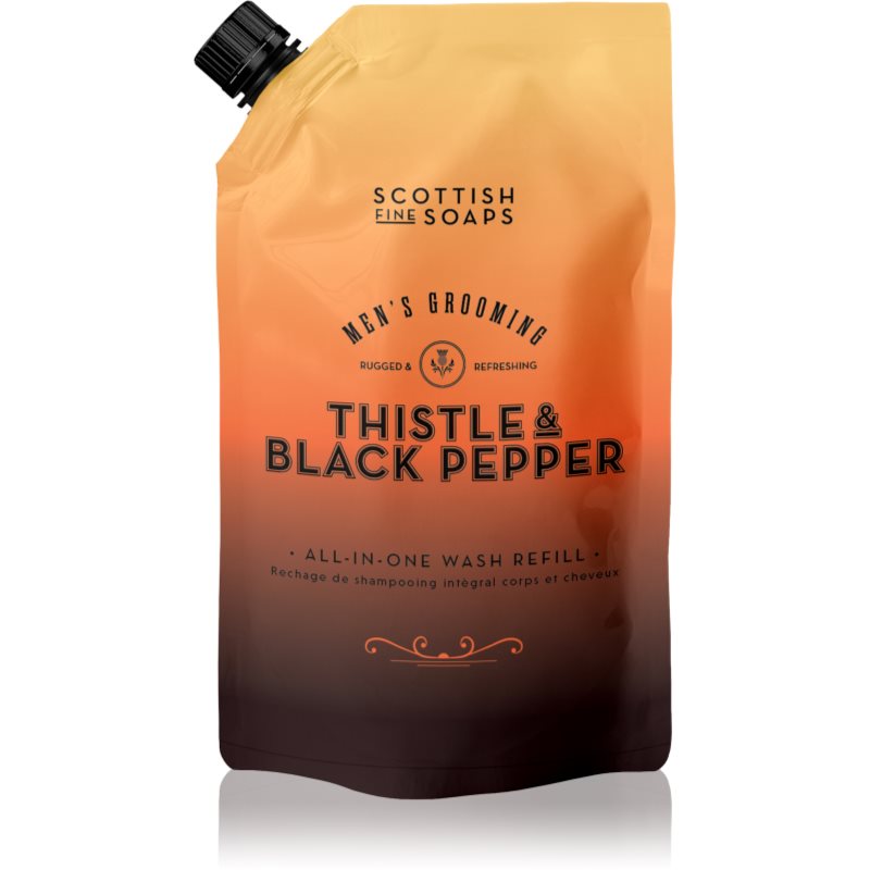 Scottish Fine Soaps Thistle & Black Pepper Flüssigseife Ersatzfüllung 1200 ml