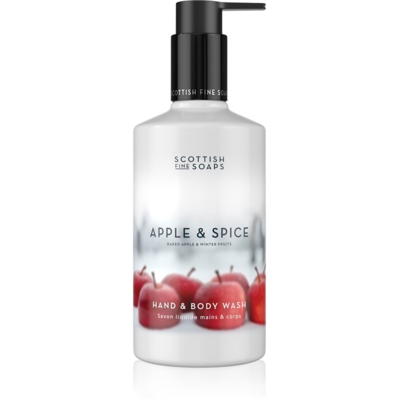Scottish Fine Soaps Apple & Spice Duschgel für Hände und Körper 300 ml