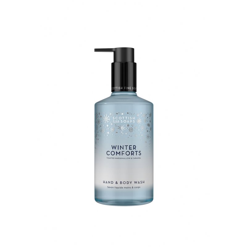 Scottish Fine Soaps Winter Comforts Dušas želeja rokām un ķermenim ar aromātiem Toasted Marshmallow & Caramel 300 ml