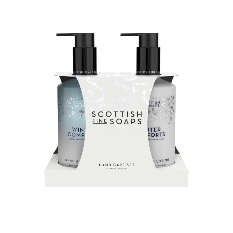 Scottish Fine Soaps Winter Comforts Dāvanu komplekts rokām ar aromātiem Toasted Marshmallow & Caramel