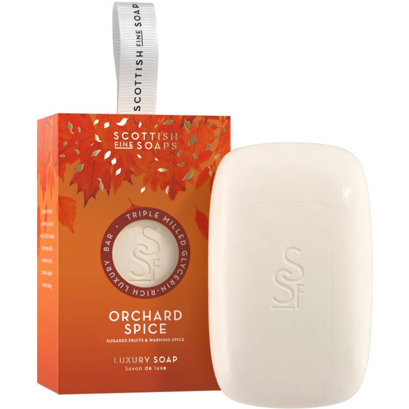 Scottish Fine Soaps Orchard Spice Soap tuhé mydlo 150 g