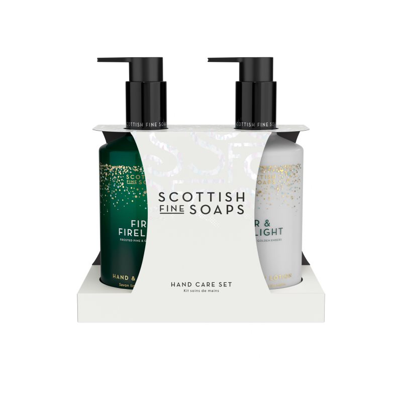 Scottish Fine Soaps Fir & Firelight Kinkekomplekt kätele ja kehale