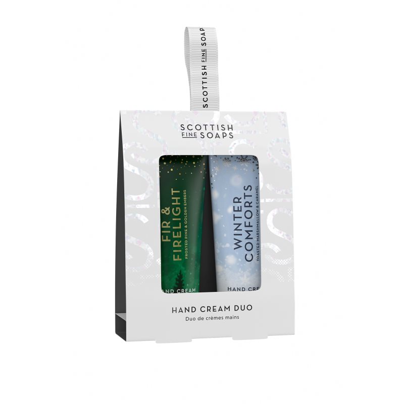 Scottish Fine Soaps Winter Comforts & Fir & Firelight Geschenkset für die Hände 2x30 ml