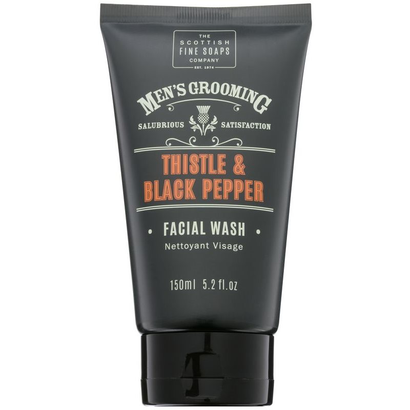Scottish Fine Soaps Men’s Grooming Thistle & Black Pepper Reinigungsgel für das Gesicht 150 ml