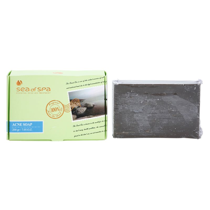 Sea Of Spa Essential Dead Sea Treatment Bar Soap To Treat Acne 200 G